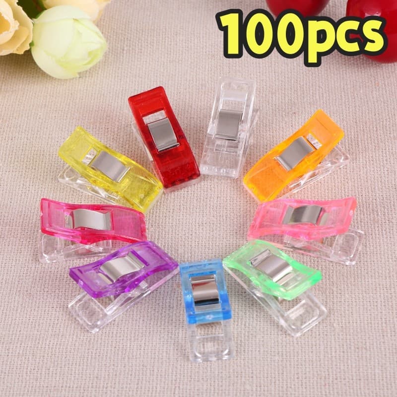 Pregador Colorido Patchwork Pequeno – 50/100un | Costura Criativa, Overlock, Bainhas