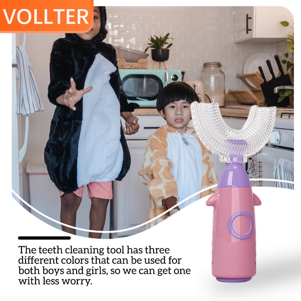 1/2/3 Escova De Dentes De Silicone Em Forma De U Seguro Bonito Tipo Mão Manual Colorido Meninos Meninas Casa Banheiro Fe