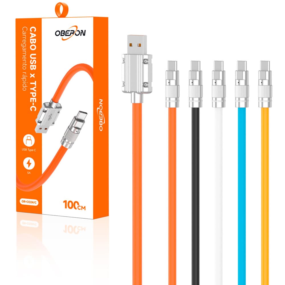 Cabo USB x Type C Carregamento Rápido 1 Metro - OR-C024/C