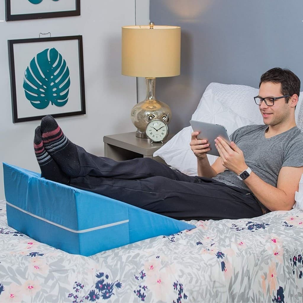 Travesseiro Anatômico Lombar Encosto Suave Conforto 65x45x30cm