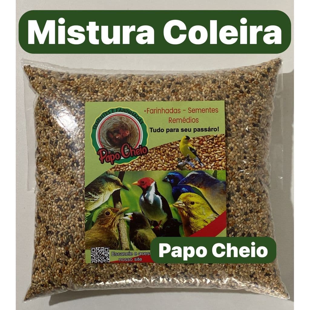 Mistura Coleira / Canário da Terra / Papacapim à granel 500gr