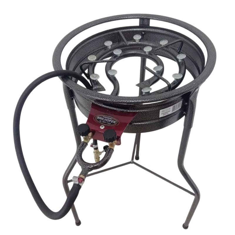 Fogareiro com Tripé Dupla Chama