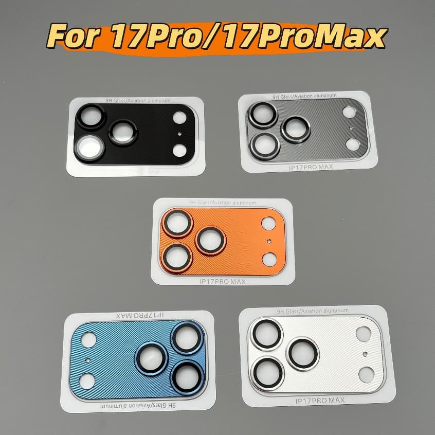 Película protetora de lente de câmera de titânio de alta qualidade adequada para iPhone 17 Pro Max 17 Pro
