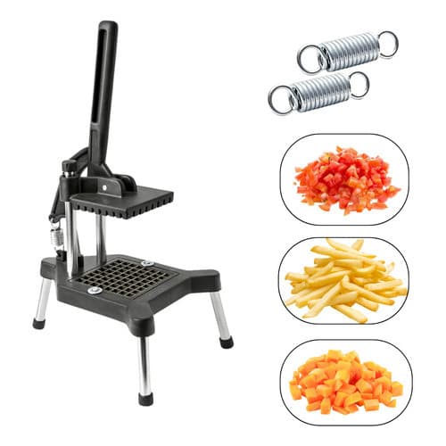 Picador Cortador De Legumes E Frutas Reforçado Nylon Profissional Preto Cabrita Perereca