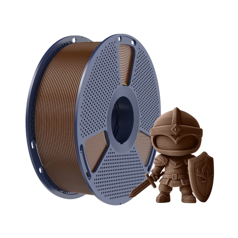 Filamento Impressão 3D Sunlu Pla+ Marrom Café 1kg