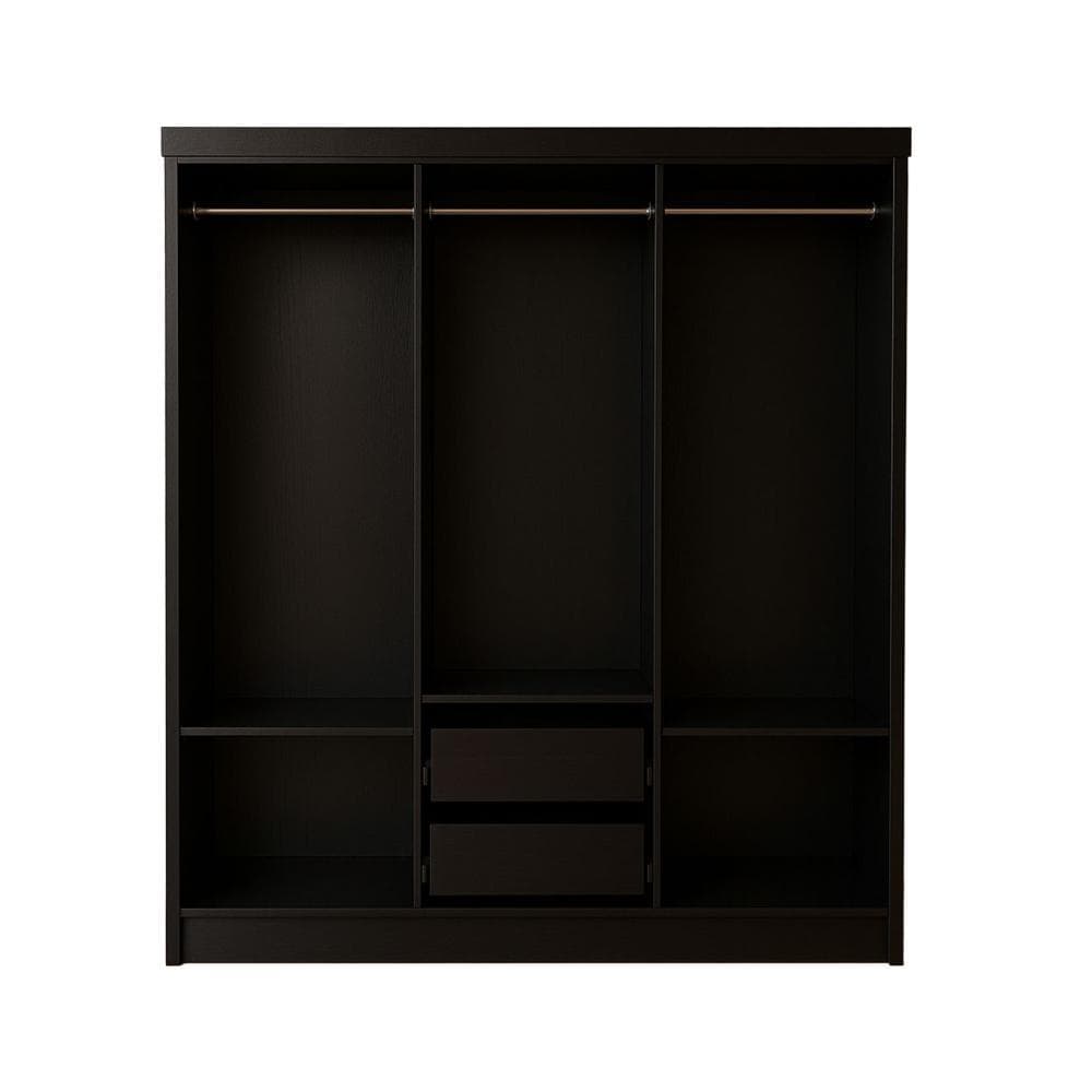 Closet Lisboa Evidencia Moveis 2 Gavetas e 2 Prateleiras - Evidencia Móveis