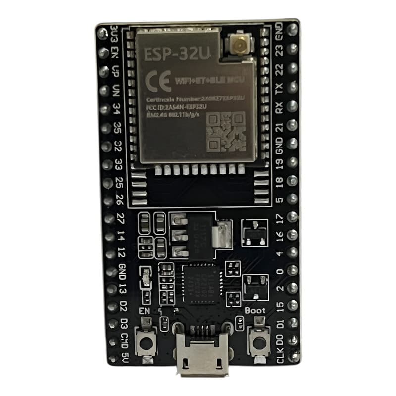 Placa Microcontrolador Chip Esp-32u Wifi + Bt + Ble Mgu
