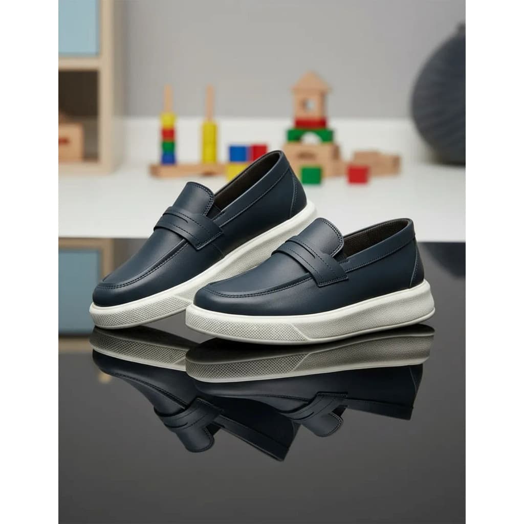 Tênis Sapatenis Infantil Masculino Casual Moderno Leve Confortável Escola Festa Dia a Dia