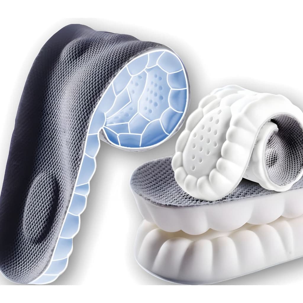 Palmilha Nuvem EVA 4D Conforto para Tênis e Sapatos Ortopédicos