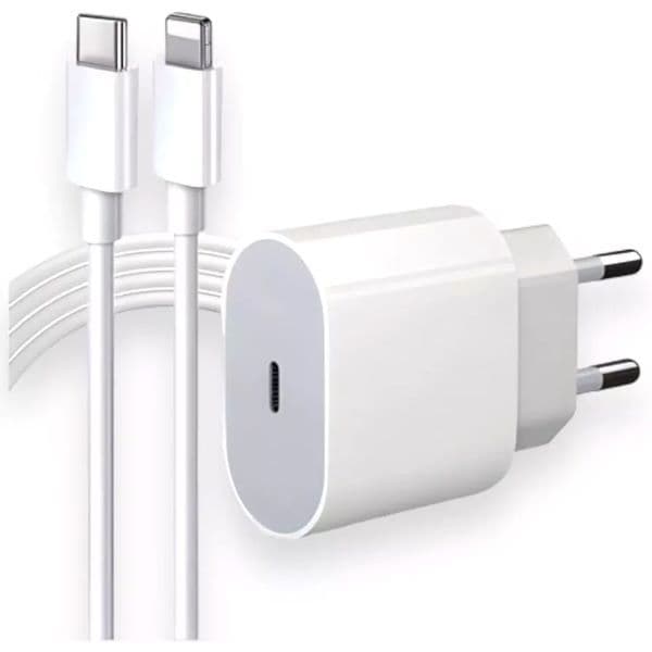 Kit Carregador para iPhone Fonte + Cabo 20W Turbo LIGHTNING