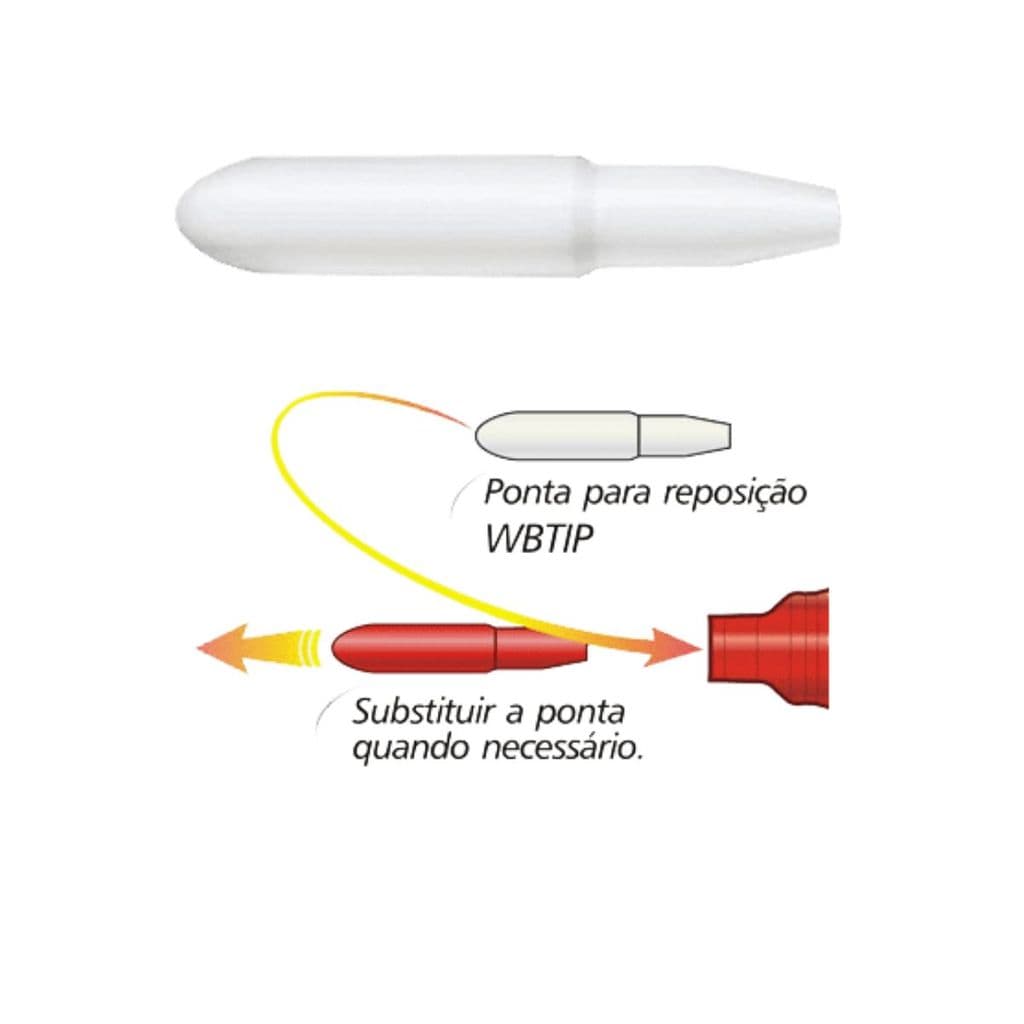 Kit Com 3 Pontas Para Marcador De Quadro Branco V Board Master 2,0mm PILOT