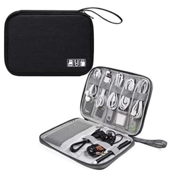 Bolsa De Armazenamento Bolsa Organizadora De Cabo De Dados Digital Portátil Eletrônica Viagem Necessário Camada Zíper