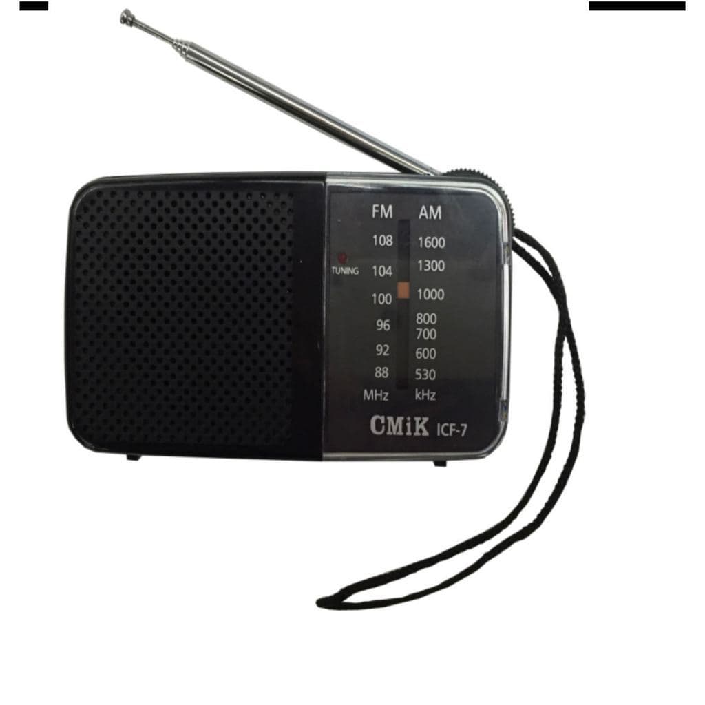 Rádio AM/FM de Bolso Portátil Funciona com Pilha AA Excelente Sintonia Notícias Futebol Música