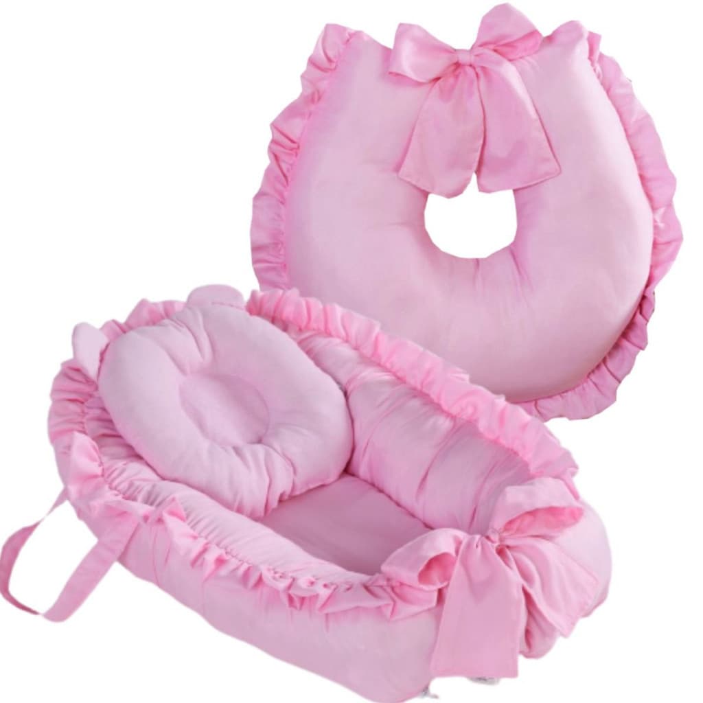Ninho Redutor Recém ,Nascido Menino(a) + Almofada Amamentação Lindas Cores