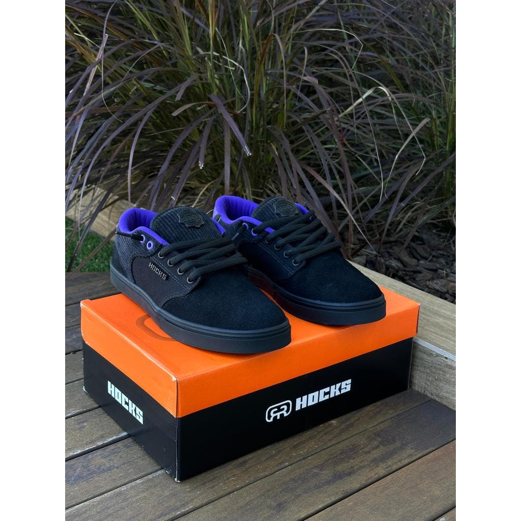 TENIS HOCKS "MONTREAL" - BLACK/GRAPE