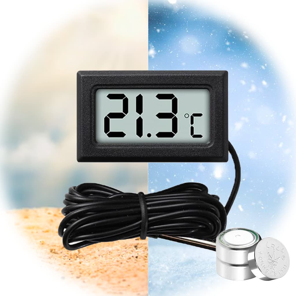 Termômetro Digital Freezer Aquário Chocadeira Sonda Inox