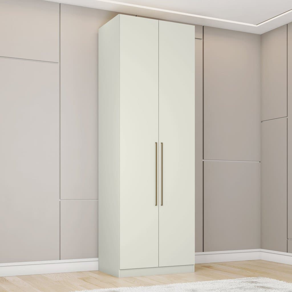 Guarda Roupa 2 Portas 3 Gavetas Seletto Areia HP