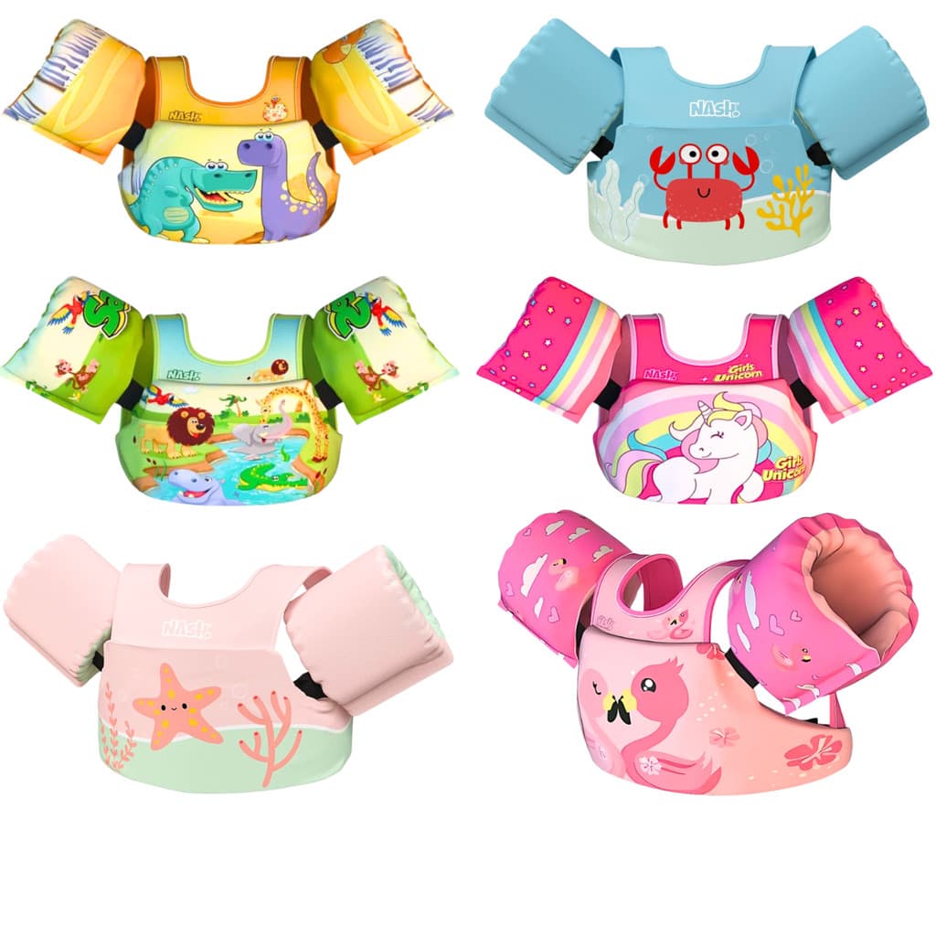 Boia Infantil Com Colete Salva Vidas Nash Animais