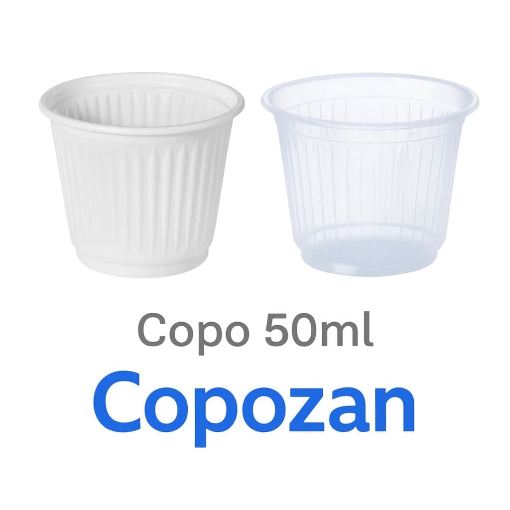 Copo Descartável 50ml para Café e Chá - Copozan PS - Escolha entre 100 e 500 Copos