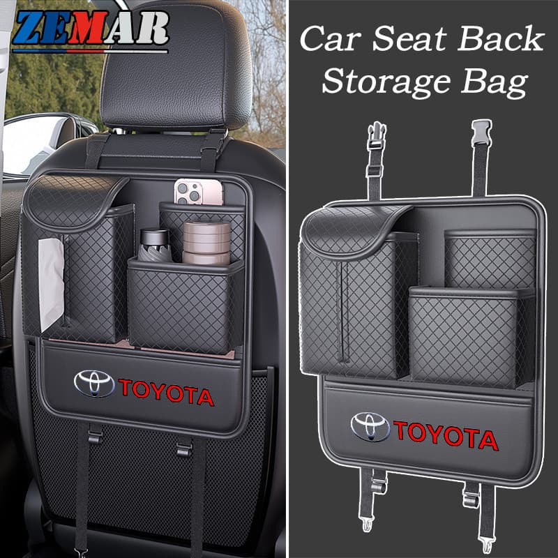 Armazenamento Traseiro da Bolsa de Assento de Carro Toyota Tecido Caixa de Suspensão Multifuncional para Corolla Cross H