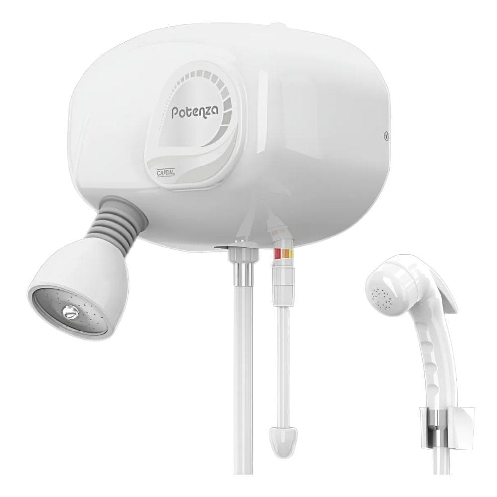 Ducha Potenza Eletrônica com Pressurizador Branco - Cardal