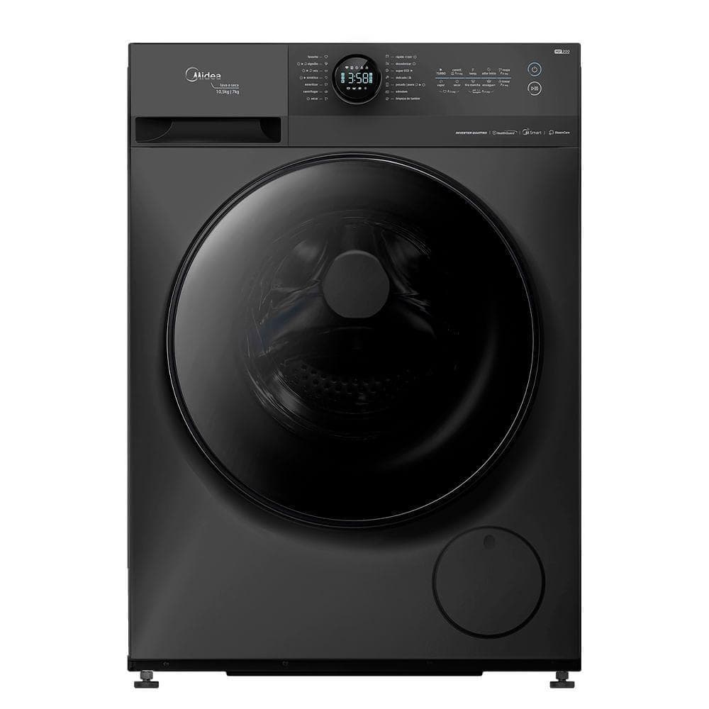 Lava e Seca 10,5kg Midea HealthGuard Titanium Conectada MF200D105WB/GK-02 220V