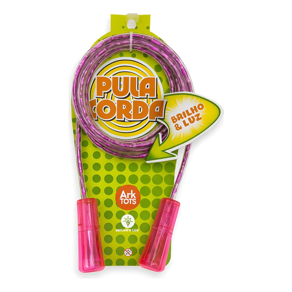Corda De Pular Brinquedo Infantil Brilhante Led Neon