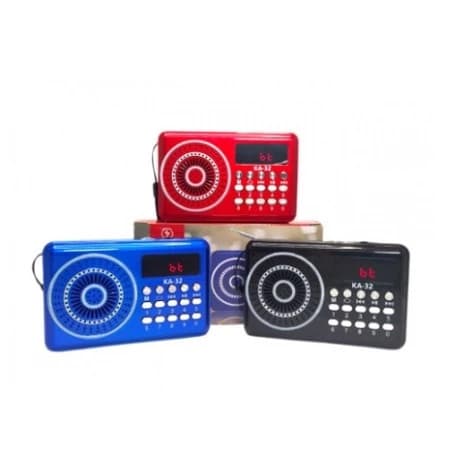 Radinho Portátil De Pilha Am Fm Radio De Bolso Bluetooth Recarregável Original KAPBOM/ALTOMEX