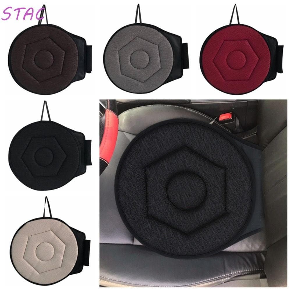 STAC 360 ° Almofada Giratória Para Assento De Carro , Rotação De 360 Graus , De Respirável