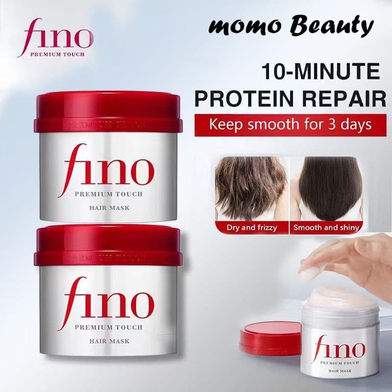 Máscara Capilar FINO Premium Importada com Essência Penetrante de Toque Perfeito Hidratante Reparadora de Cabelo 230g