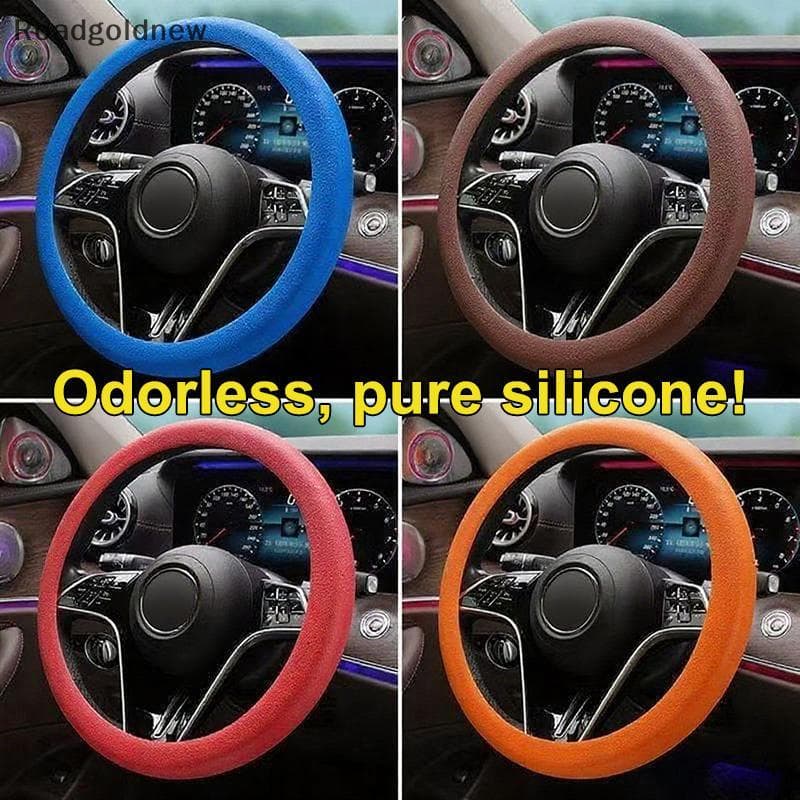 RGN 1 Peça Capa Protetora Antiderrapante Universal De Volante De Carro Macio E Inodoro Silicone Proteção NW