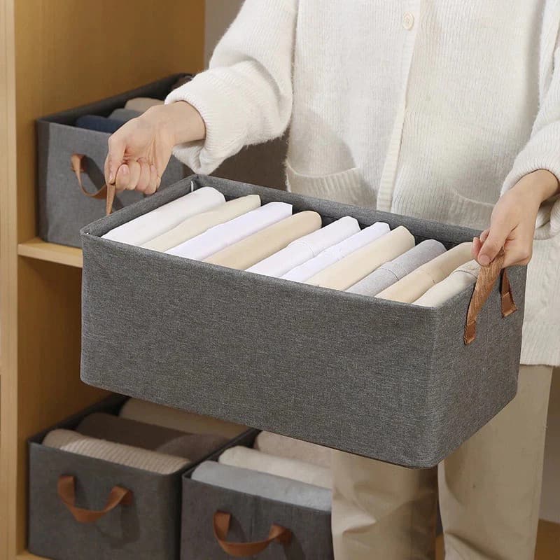 Caixa com grade organiza Roupas E Calças Intima alto qualidade