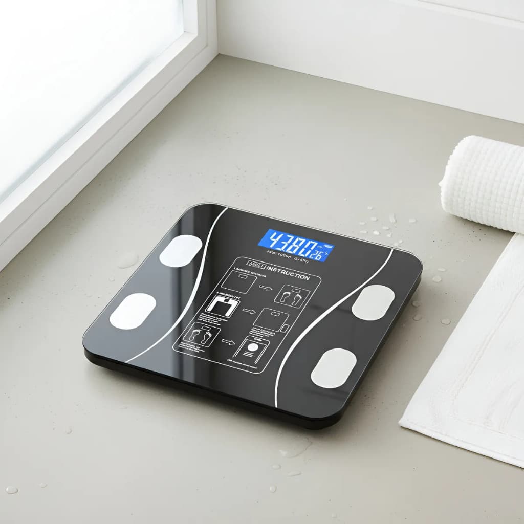 Balança Digital Bioimpedância Bluetooth Corporal Preto