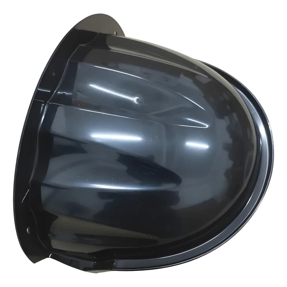 2x Protetor Câmera Segurança Contra Sol Chuva ABS Preto