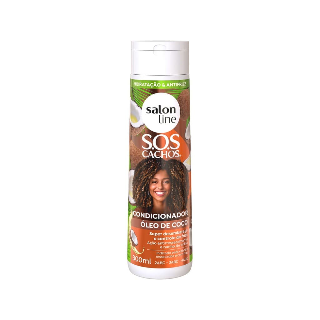 Condicionador SOS Cachos Coco Tratamento Profundo Salon Line 300ml