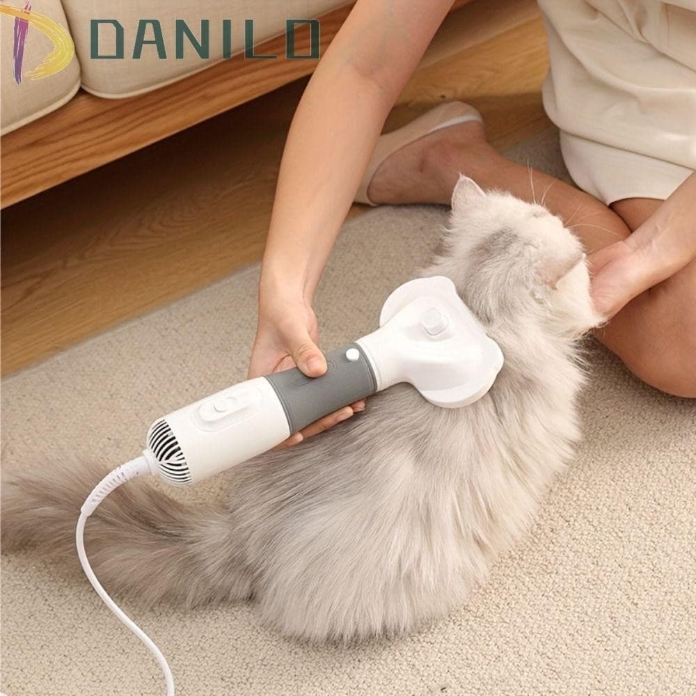 DANILO Pet Grooming Secador De Cabelo E Pente , Silencioso 3 Em 1 Animais De Estimação Poderosa Escova De , Plugue Ue/AU
