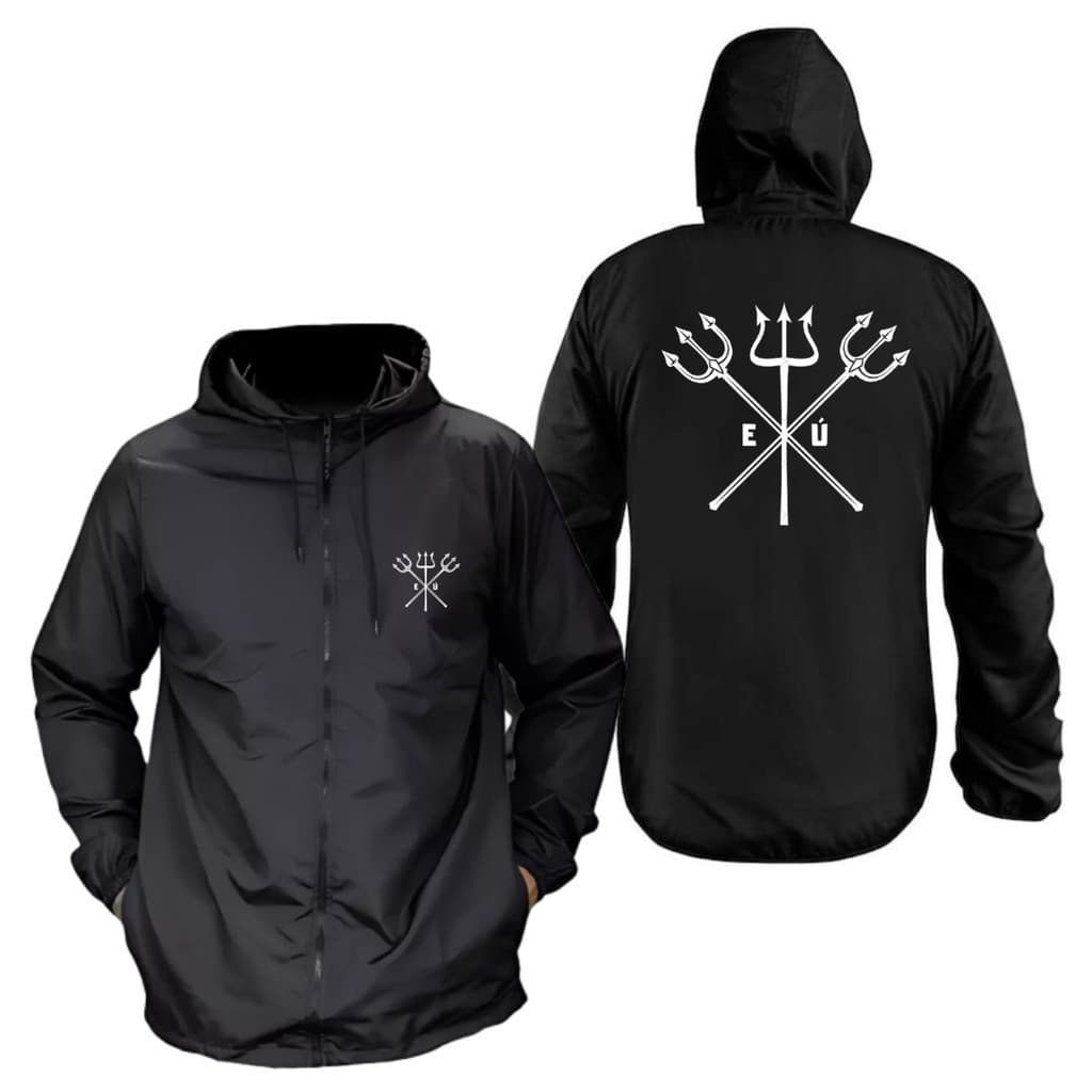 Jaqueta Corta Vento Confortável Estampada Exu Entidade umbanda candomblé