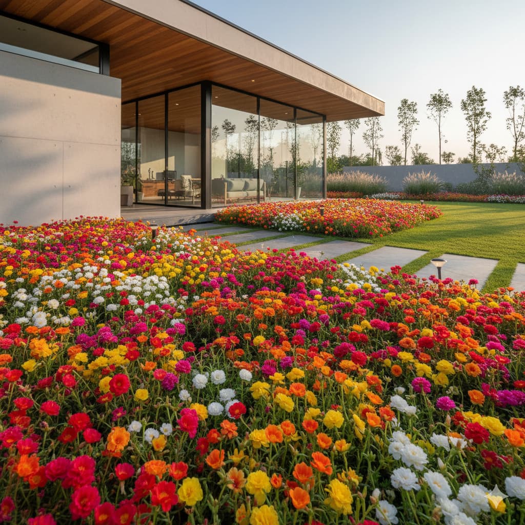 1800 Sementes Flor Onze 11 Horas Dobrada Portulaca Sortidas