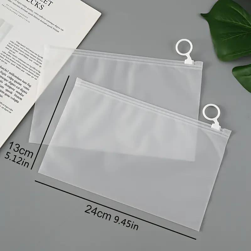 KIT 10/20/30/50 Sacos De Armazenamento Transparentes Com Etiquetas e Zíperes Para Classificar E Guardar Blocos