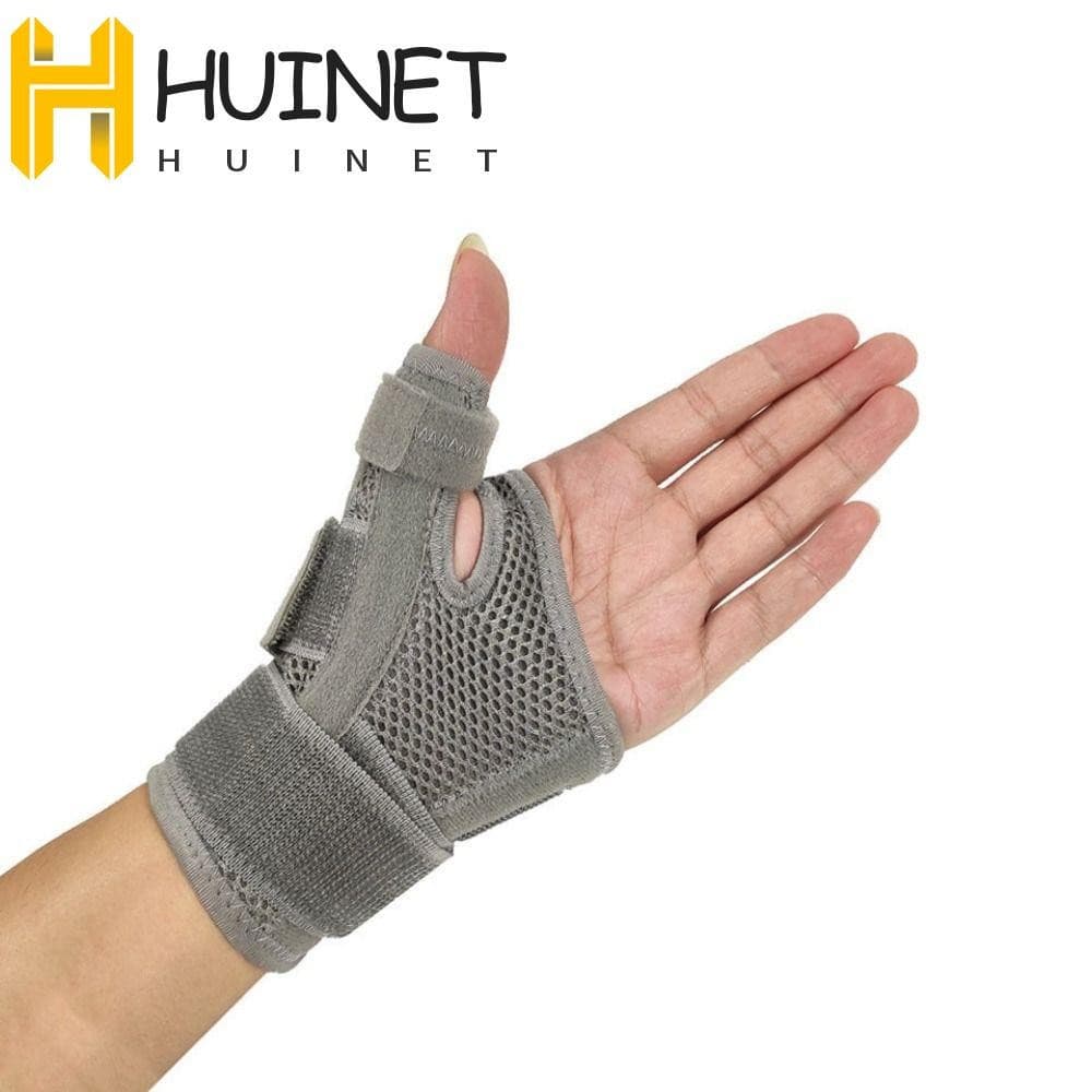 Cinta De Pulso De Manga De Polegar HUINET , Faixa De Protetores Poliéster De Tendinite , Almofada Pressurizada Portátil