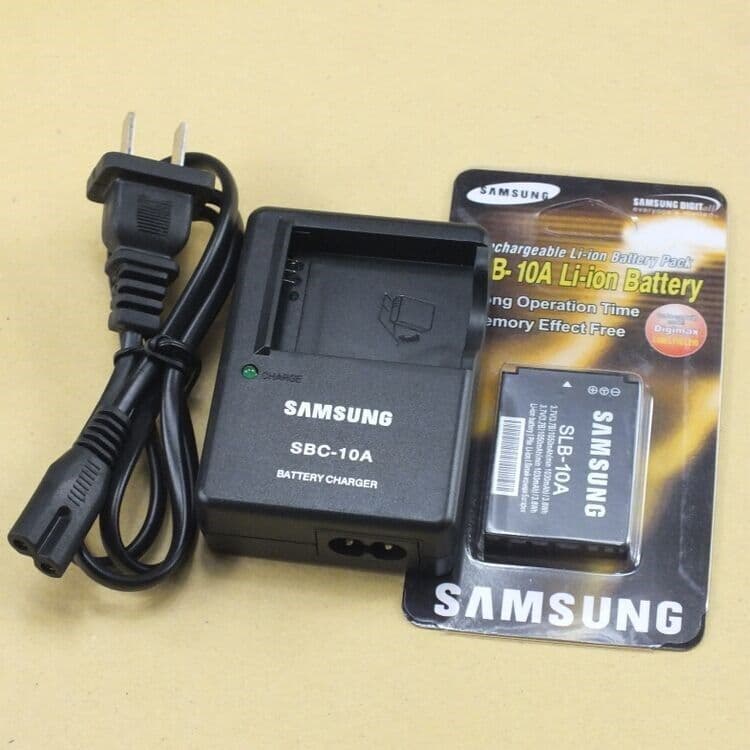 Adequado Para Samsung ES55 ES60 PL50 PL51 PL55 PL60 Câmera SLB-10A Bateria + Carregador