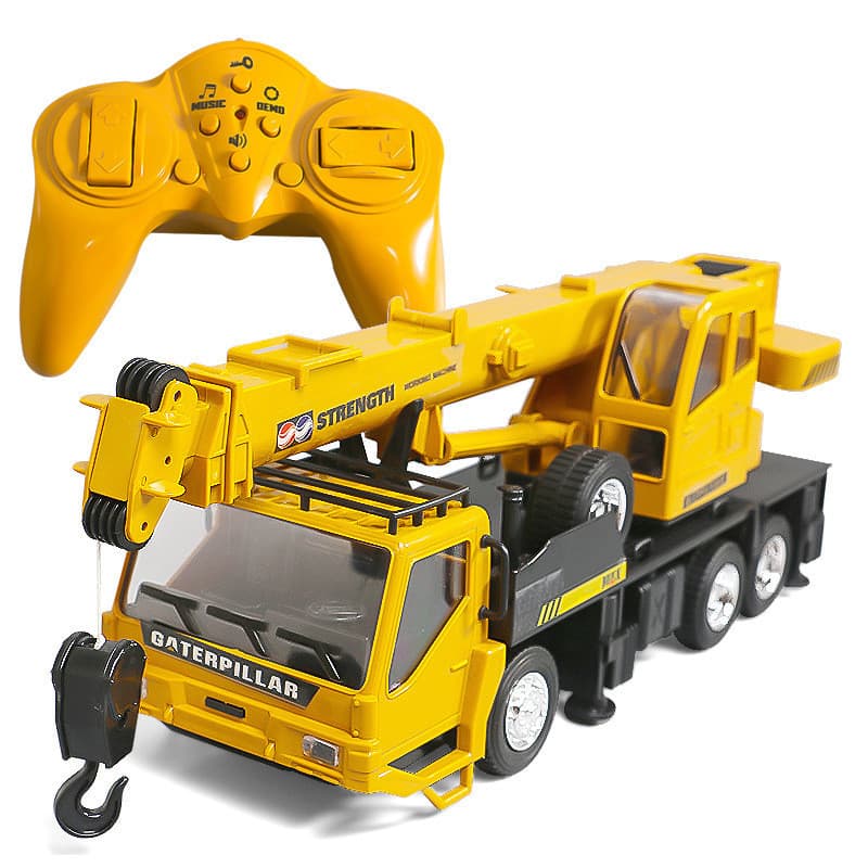 Caminhão Guindaste RC De 8 Canais , Série De Engenharia , Brinquedo De Carro , Escavadeira De Controle Remoto , Misturad