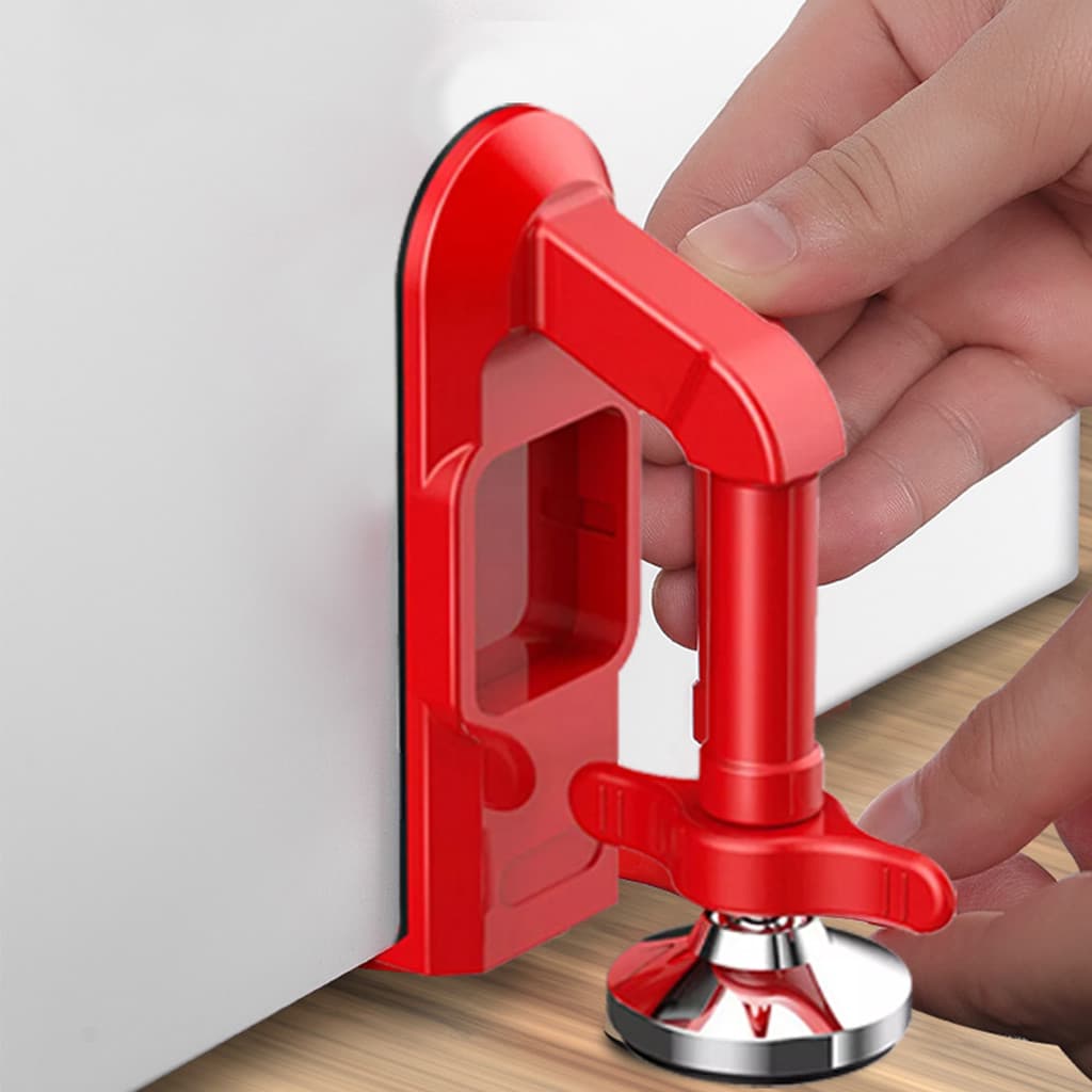 Rolha De Porta De Alarme Sonoro Portátil De 80 Decibéis , Fechadura Alimentada Por Bateria Para Segurança Feminina , Bat