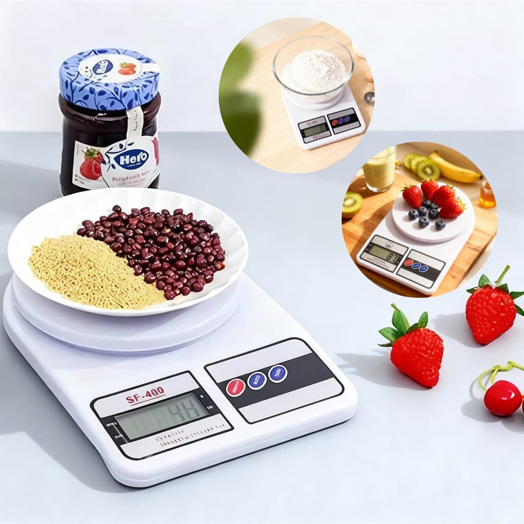 Kit 3 / 1 Balança De Cozinha Dieta Nutrição Precisão Digital Até 10kg