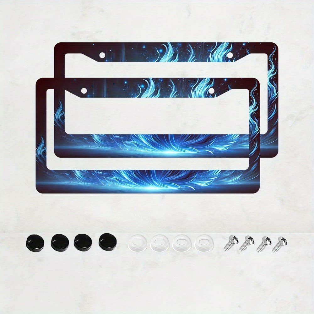 Aço inoxidável, proprietário da moldura da placa de licença Motorista personalizado, carro e, caminhão,/Carro simplifica