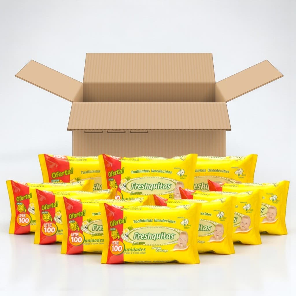 Caixa até 1200 Lenço Toalha Umedecida Premium Bebe Lencinho Atacado Promoção Toalhinha Recem Nascido