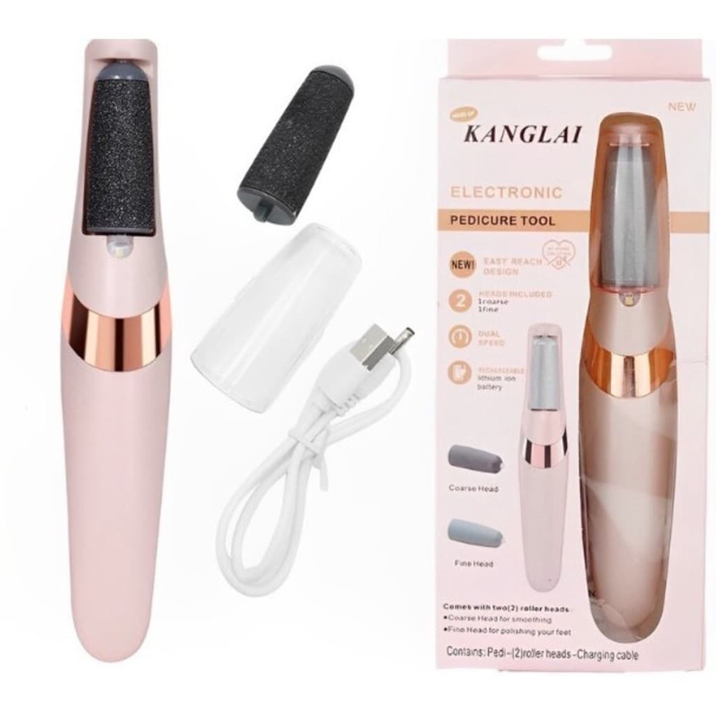 Lixador de Pé Elétrico - Esfoliador Tira Calos Pedicure Portátil-GUI ANA