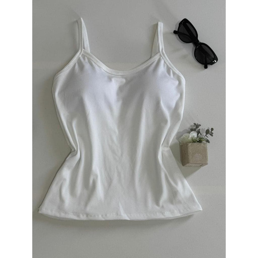 LISO XI REGADA CANELADA FEMININA COM BOJO