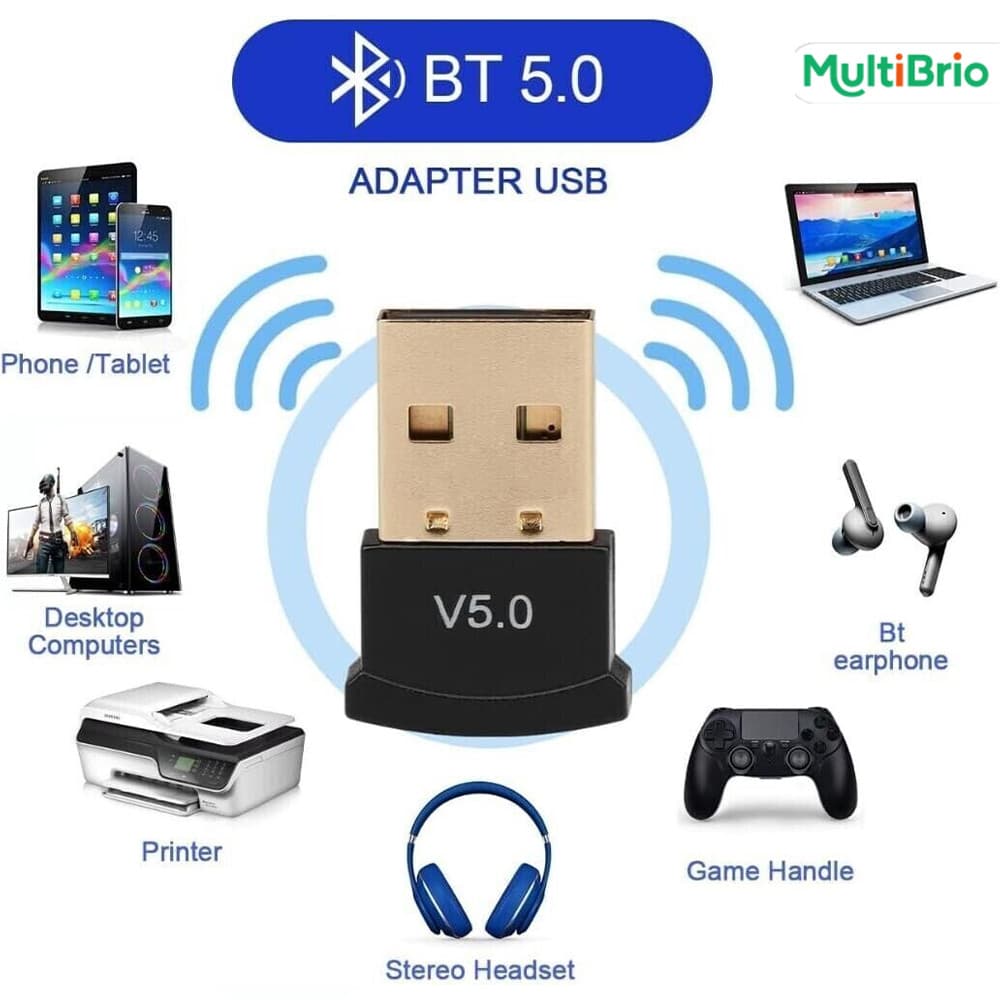 Plug usb Adaptador E Receptor USB Bluetooth 5.0 Transmissor de audio para Notebook