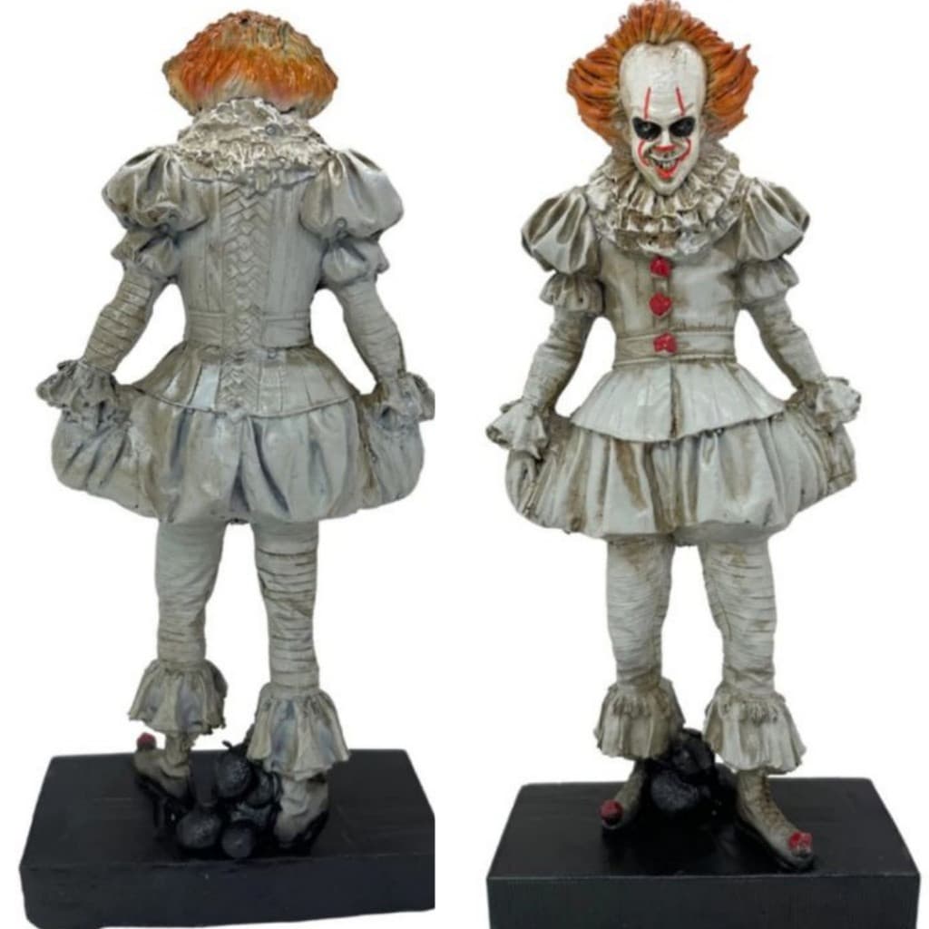 Estátua Miniatura Boneco Action Figure Pennywise It A Coisa Palhaço Clássicos do Terror